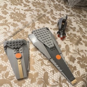 LEGO Star Wars6208B-Wing Fighter Incomplete Build w/ Box & Manual No Minifigures