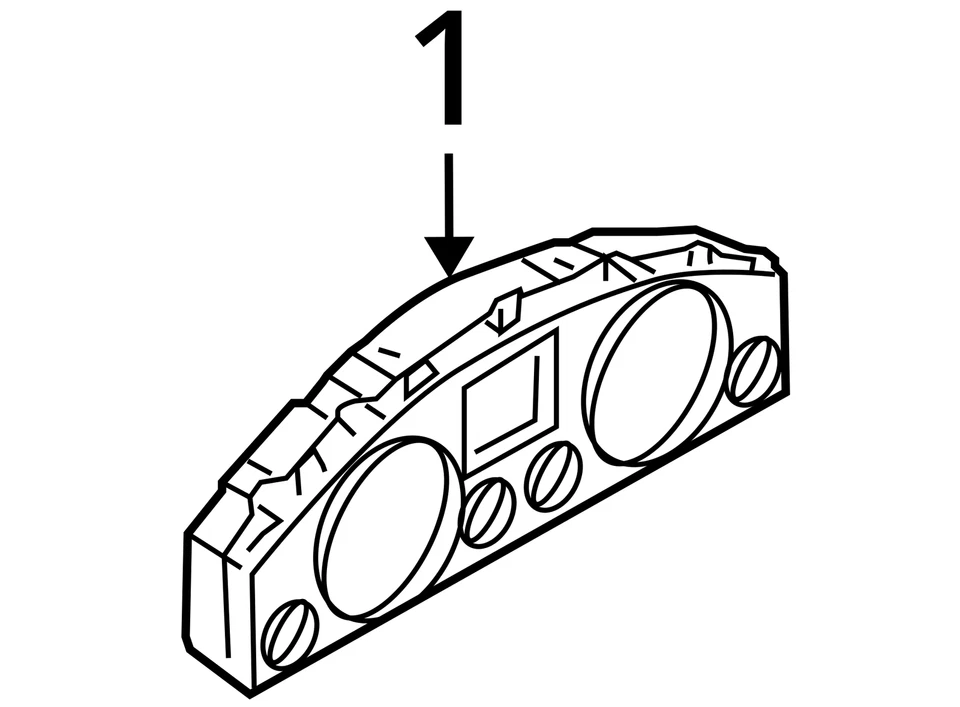 Volkswagen Touareg 2010 Instrument Cluster 7L6920972AXZ05 8808 - image 4 of 4