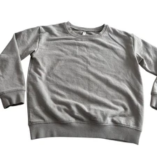 Rylee + Cru Boys Girls Unisex Light Green Cloud Print Sweatshirt size 6-7