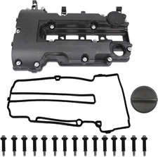 MITZONE Engine Valve Cover Compatible with 2011-2019 Chevy Cruze BLack-027 
