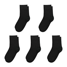 Kids Viscose Bamboo School Socks Soft flate Seam Color Anti Odor Thin