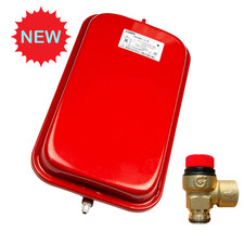 Baxi Duo Tec 24HE 28HE 33HE Expansion Vessel 8 Litre 5114691 & PRV 248056