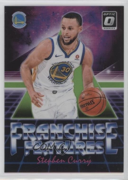 2018 Donruss Optic Franchise Features Lime Green Prizm 2/149 Stephen Curry 17ni