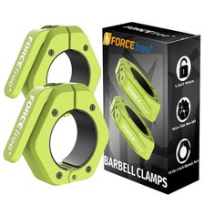 Forcefree Barbell Clips Pair , Barbell Clamps, Quick Release Olympic Barbel...