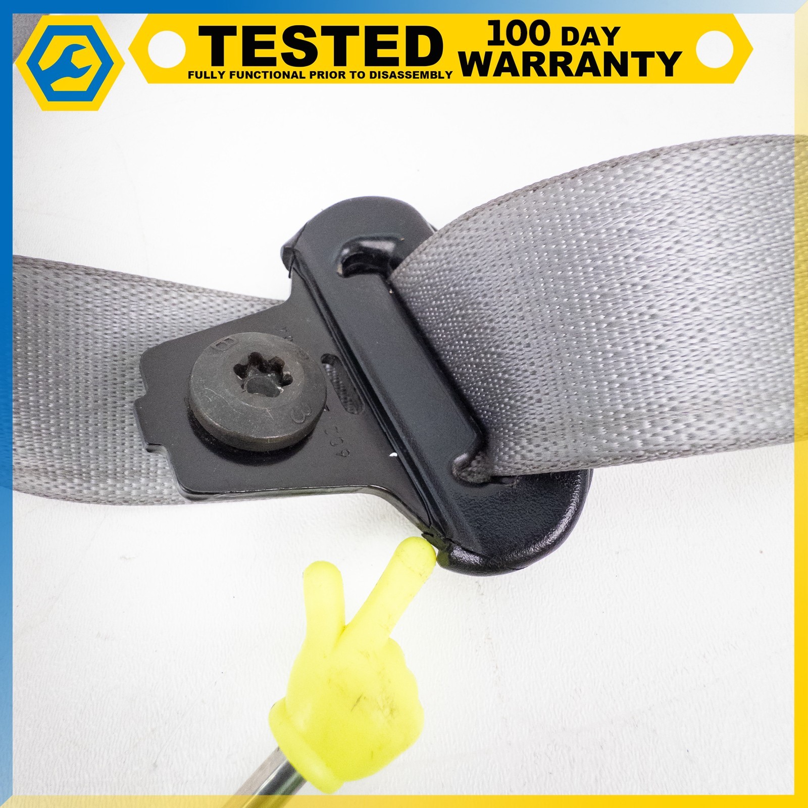 05-13 CHEVROLET CORVETTE C6 FRONT LEFT DRIVER SIDE SEAT BELT RETRACTOR OEM