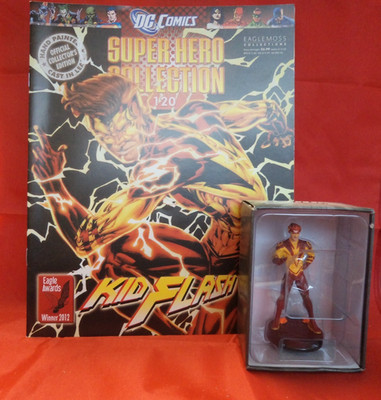 Eaglemoss DC Comics Super Hero Collection #120 Kid Flash Figurine & Magazine