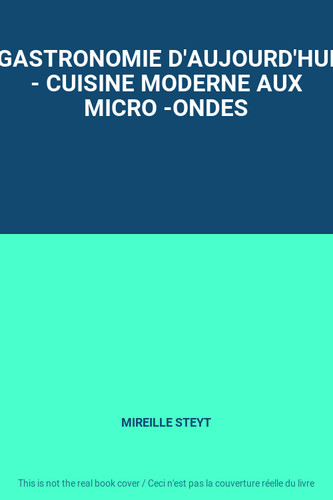 GASTRONOMIE D'HEUTE'HEUTE - MODERNE KÜCHE MIT MIKROWELLE, MIREILLE