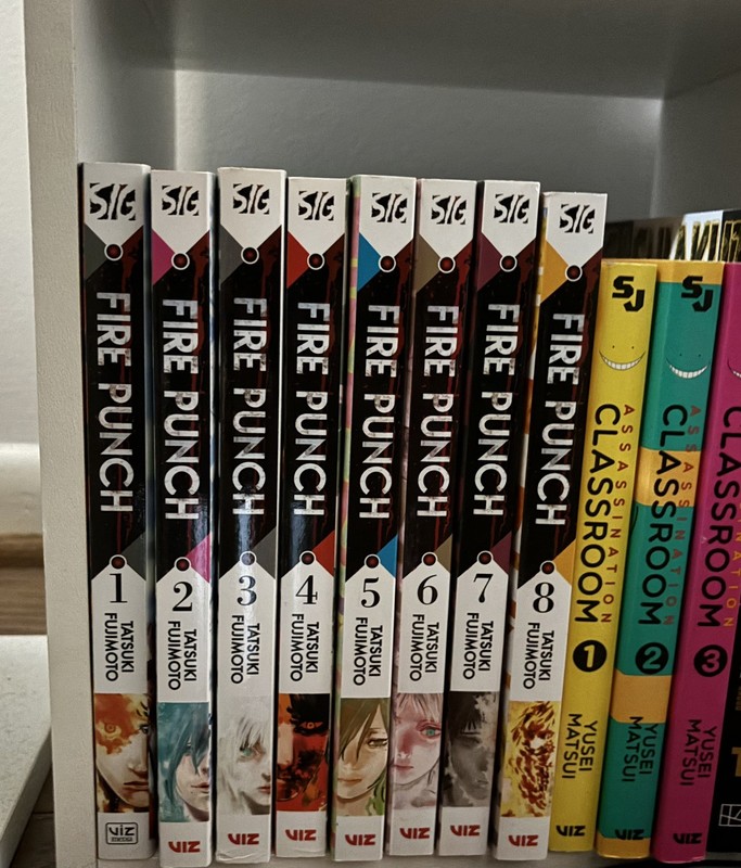 FIRE PUNCH Vol 1-8 COMPLETE Series Manga Lot Set Tatsuki Fujimoto English Unread