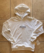 Calvin Klein Sleepwear White Hoodie Size Small