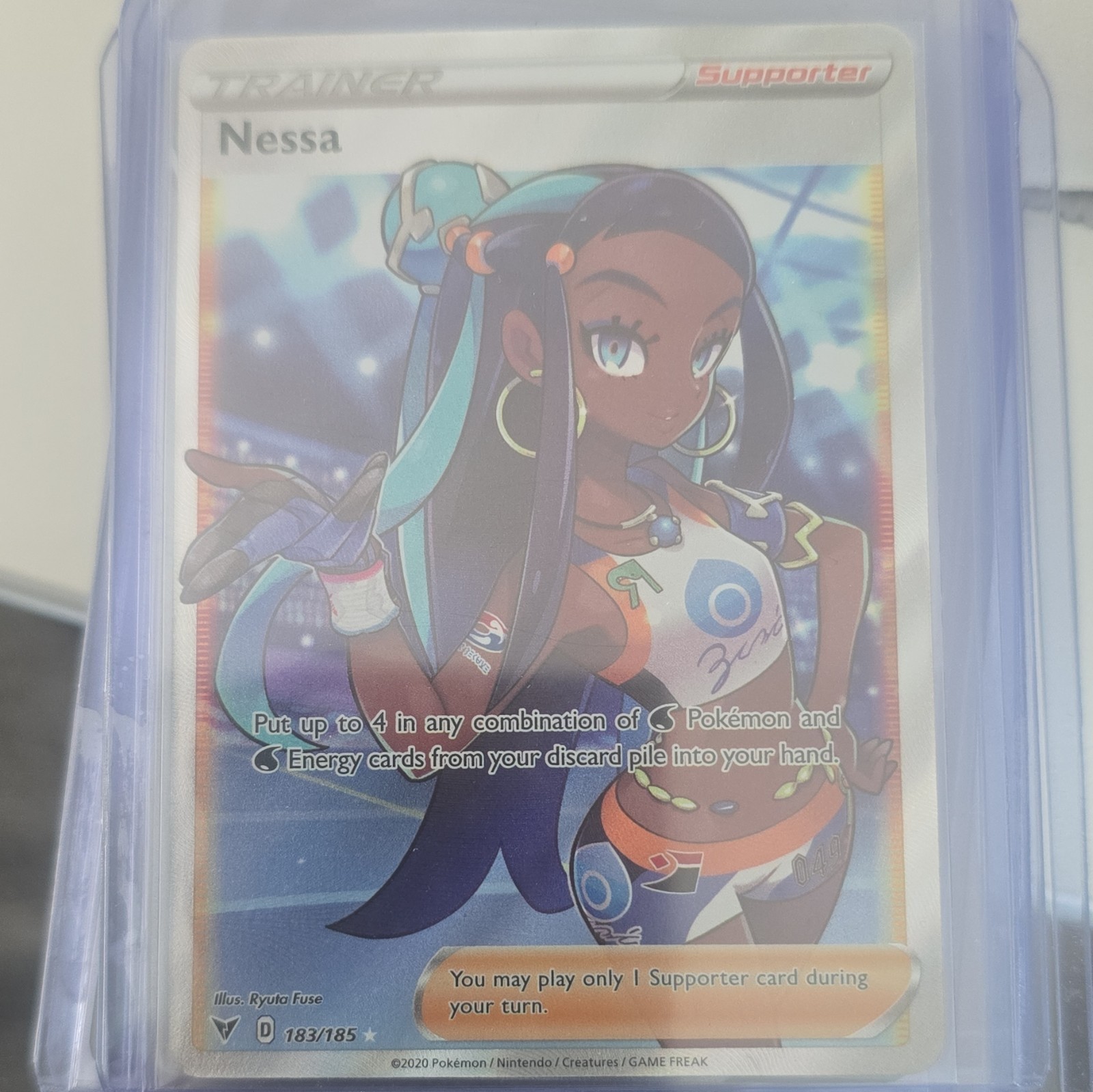 Nessa (Full Art) 183/185 Swsh04: Vivid Voltage Holo