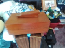 Vintage Sears Electric Shoe Polisher And Buffer In Original Wooden Box 1960s