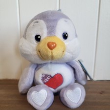 NWT Care Bear Cousins Cozy Heart Penguin 8" 20th Anniversary 2002