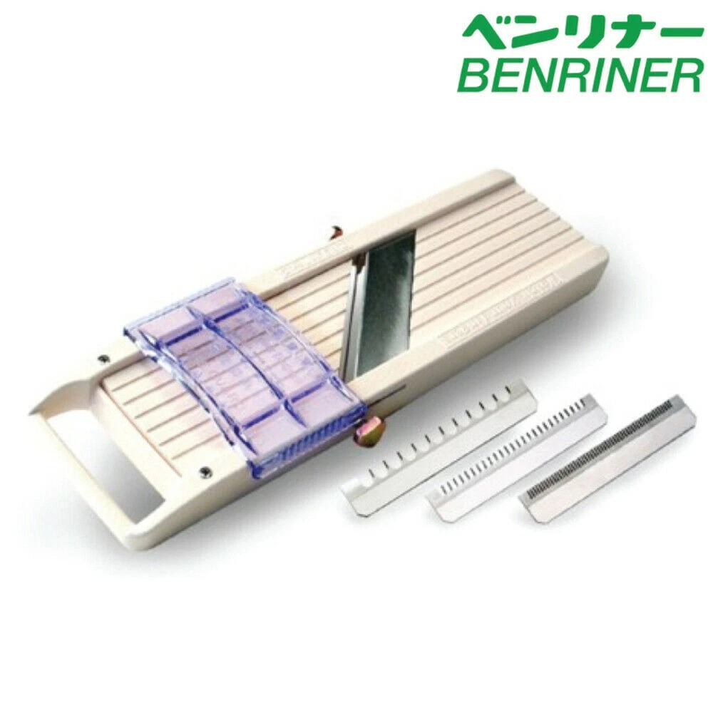 Benriner No.1 Mandolin Slicer Garnish Vegetable Cutter 64mm Slicer Sharp Adjusta