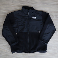 The North Face Boys Black Denali Fleece Large Jacket Full Zip Outdoors L