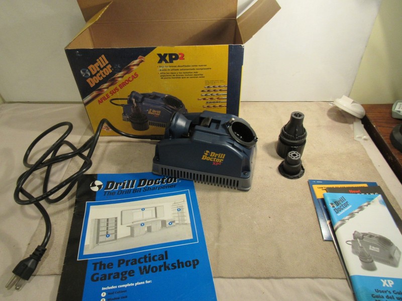 Drill Doctor XP2 Electric Drill Bit Sharpener Sharpens 3/32"-1/2" Bits NIB