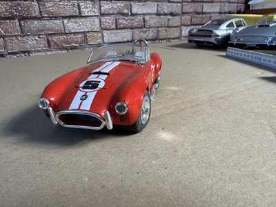 1965 Shelby Cobra 427 S/C - Red - Kinsmart Pull Back & Go Modelauto Auto Rot