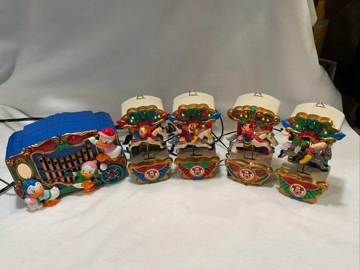 Mr. Christmas 1993 Mickey's Holiday Carousel Disney Characters | eBay