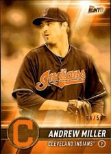 2017 Topps Bunt Andrew Miller #129 Orange SP /50