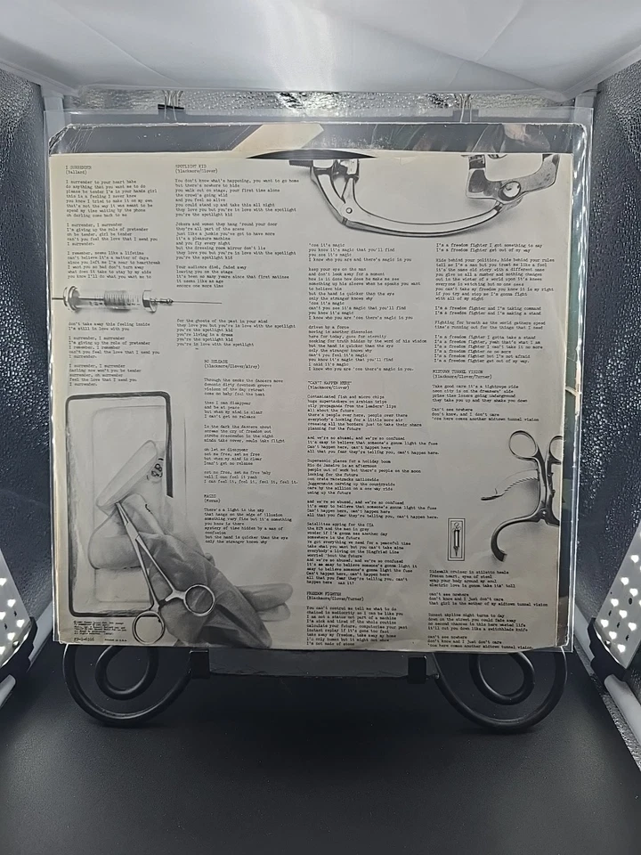 Rainbow Difficult To Cure 1981 LP Polydor Records Keel / HRM Press VG/VG Foto 4 de 4