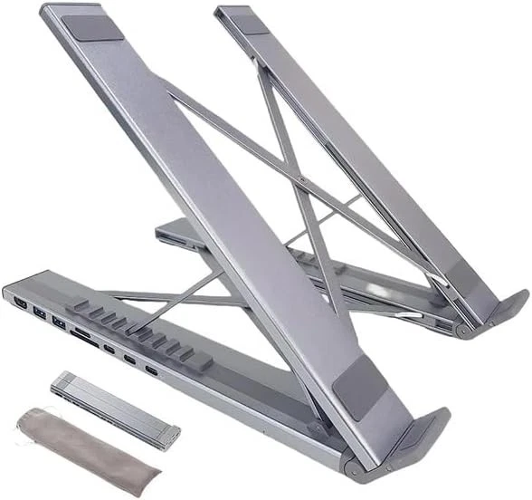 Док-станция концентратор USB C для ноутбука планшета, 8-в-1 и 4K HDMI для двух мониторов и быстрой передачи данных - Изображение 2 из 4