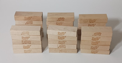 30 Jenga Blocks Replacement Wood Block Game Piece Part or Crafts Art