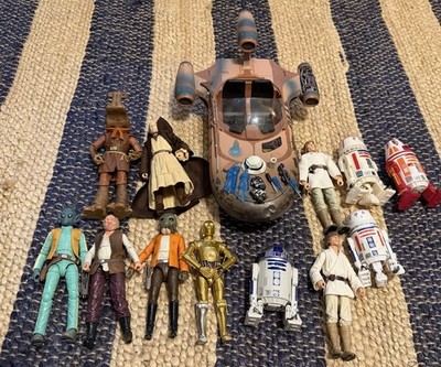 STAR WARS BLACK SERIES CANTINA LOT Obi Wan Skywalker R2D2 C3PO Sandpeople