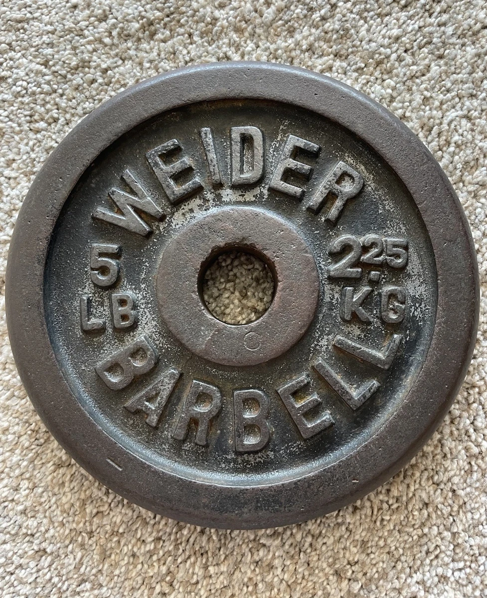 Paire d'assiettes Weider International OLYMPIC DEEP PLAT 44 LIVRES