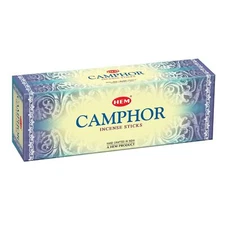 DG-EXODIF HEM Camphor Incense Sticks - Pack of 6 20 Sticks Each - Pooja Room