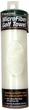 Jef World of Golf Gifts and Gallery, Inc. Microfiber Towel White