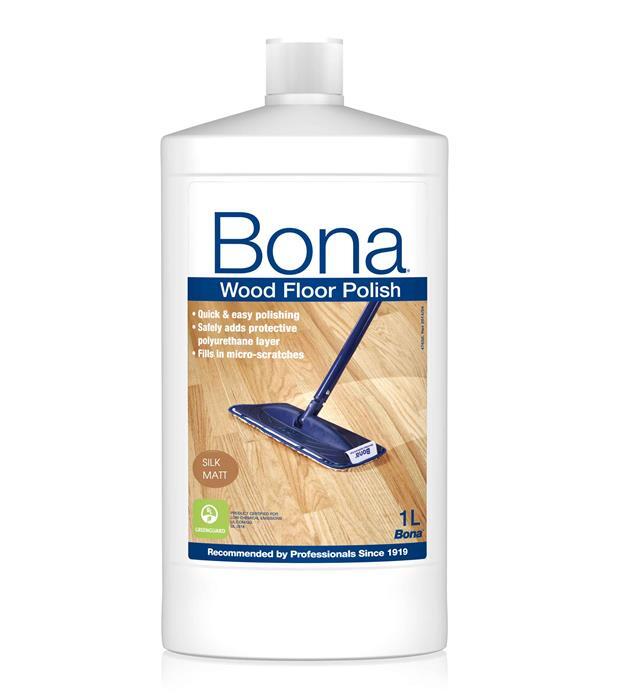 Bona Wood Floor Polish Matt 1L Maintenance coating for lacquered wooden floors