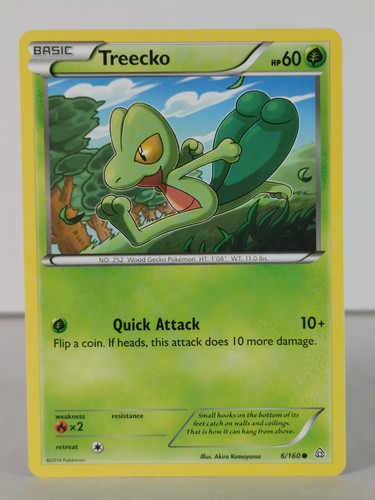 Treecko - XY Primal Clash - 6/160 - Pokemon TCG - Common - Picture 23 of 36