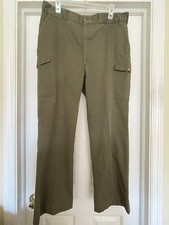 Vintage BOY SCOUTS OF AMERICA Uniform Cargo Pants Mens 36 X 30 OG Green 70s BSA
