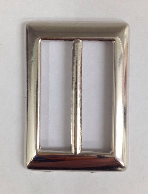 1 Inch 25mm Shiny Silver Metal Buckle