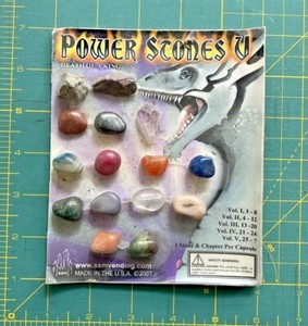 Vintage Power Stones Vending Machine Display Board #476
