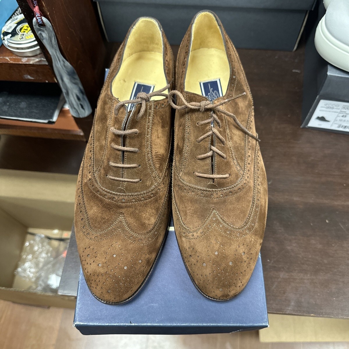 Cole Haan Bragano Suede Oxford Shoes | eBay display picture 1