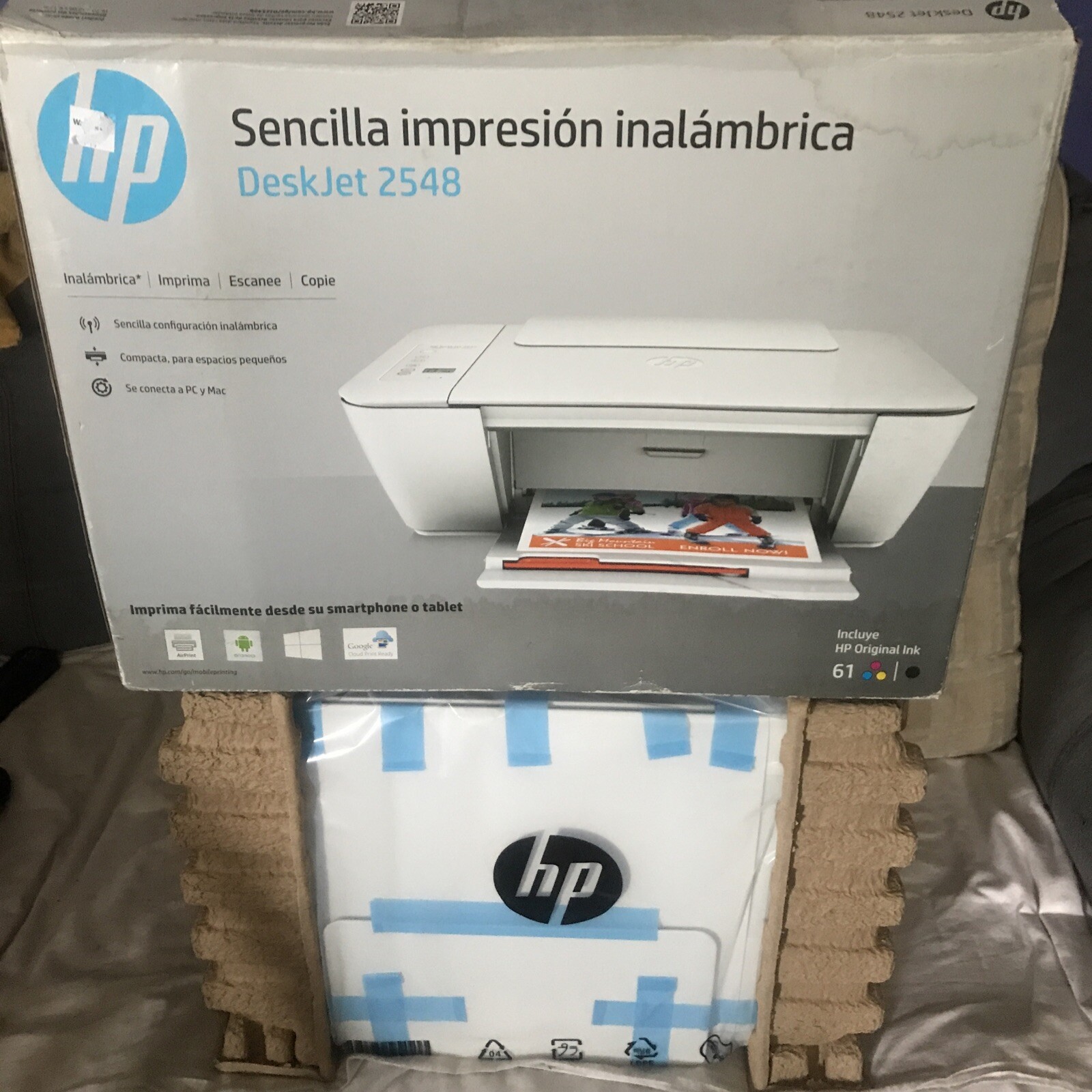Wireless HP 2548 All-in-one Printer 