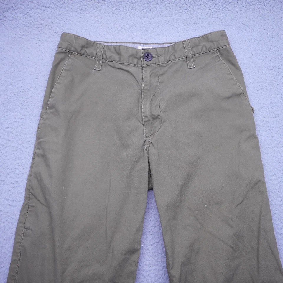 Dockers Pants Mens 29x32 Olive On The Go Khaki Straight Fit Canvas - Image 2 of 4