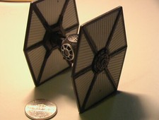 Star Wars 2016 First Order TIE Fighter E VII:TFA Incomplete C-6 Mattel METAL  