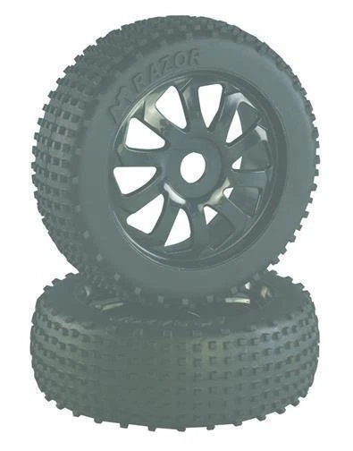 Absima Räderset Buggy "Razor" 10 Speichen/ Dirt schwarz 1:8 (2 St.) - Bild 2 von 2