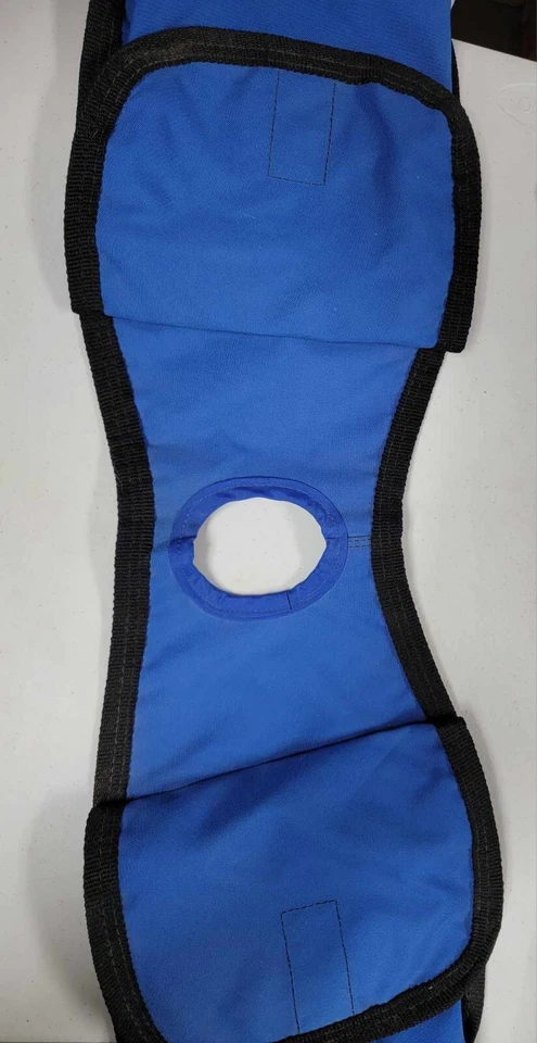 Bolso de cuerno de caballo Hilason Western Tack bolsillos azul real 7,5'X7,5" Foto 3 de 4