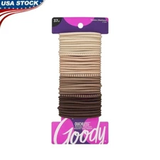 Ouchless Elastic Hair Ties Durable No Slip Hold All Hair Types & Styles New