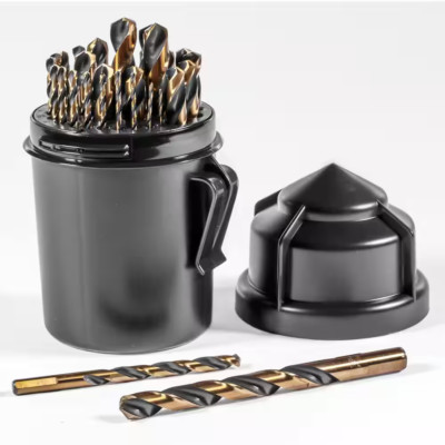ELITE High Speed Steel Drill Bit Set USA Index with Case (29-Piece)