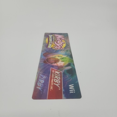 Kirby's Return to Dreamland Lenticular Bookmark 2011 Nintendo Wii Promo Item - Picture 8 of 8