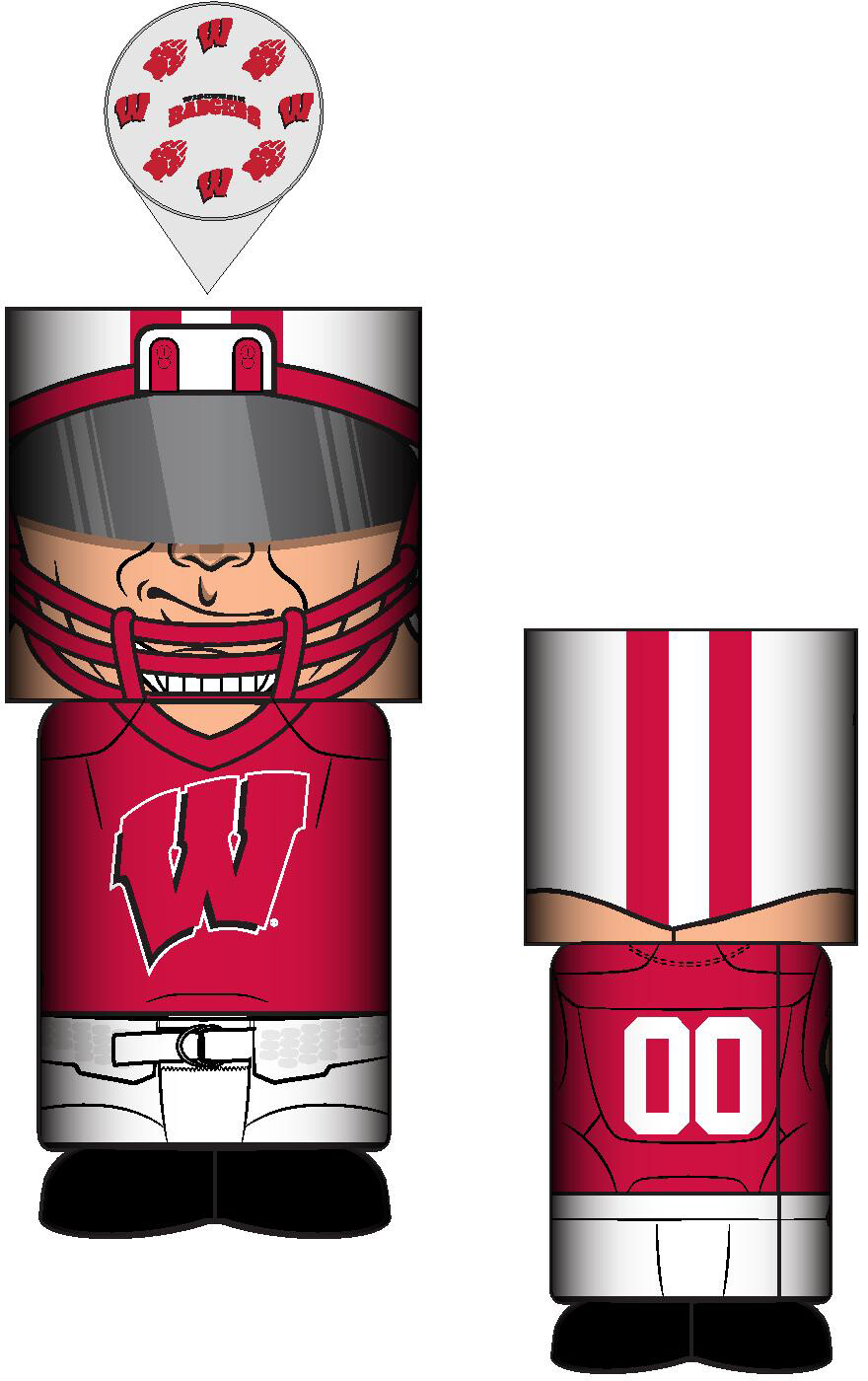 Настольная лампа Wisconsin Badgers
