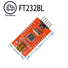 FT232BL FT232 USB to TTL 5V 3.3V Download Cable to Serial Adapter Module Excellent F9