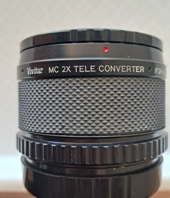 Vivitar MC 2X Teleconverter Hasselblad 6x6 Medium Format Lens EUC