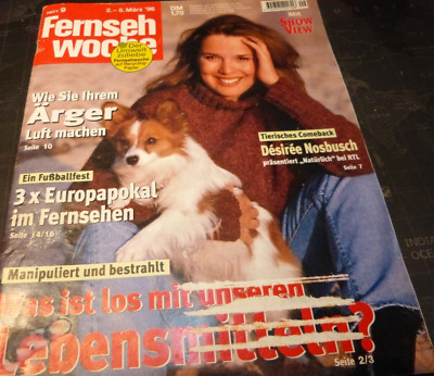Fernsehwoche Nr.9/1996 Desiree Nosbusch/Veronica Ferres/Linda de Mol/Em.Thompson