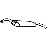 Walker EndschalldäMpfer SchalldäMpfer Hinten FüR VW Golf II 1.8 1.8I Cat