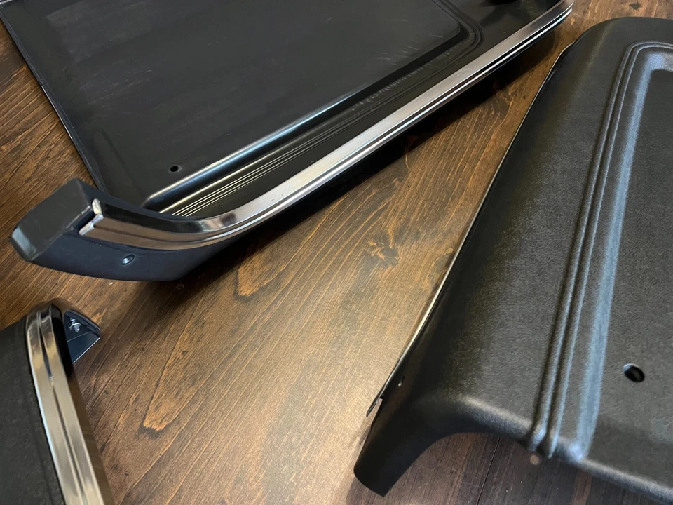 Ford Mustang Shelby 1967 Deluxe paneles de asientos y molduras, nuevo juego completo negro Foto 3 de 4