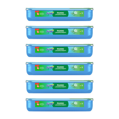 Panni Umidi Swiffer Per Pavimenti - Confezione Da 10 Con Profumo Al Limone - Foto 8